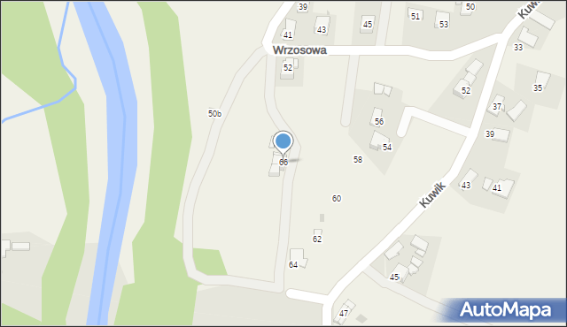 Wieprz, Kuwik, 66, mapa Wieprz