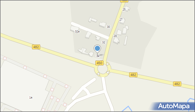 Wieruszów, Kuźnicka, 34, mapa Wieruszów