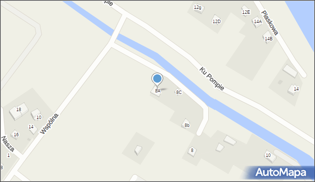 Wiślinka, Ku Pompie, 8A, mapa Wiślinka