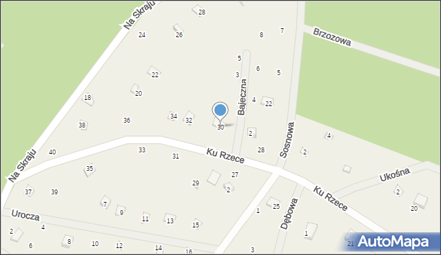 Władysławów, Ku Rzece, 30, mapa Władysławów