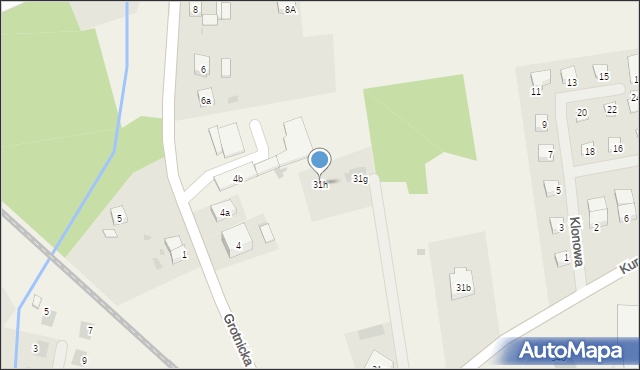 Włoszakowice, Kurpińskiego Karola, 31h, mapa Włoszakowice