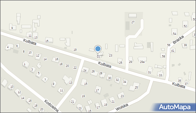Wola Zambrowska, Kulbata Henryka, ks., 21, mapa Wola Zambrowska