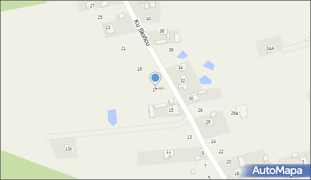 Wólka Załęska, Ku Słońcu, 17, mapa Wólka Załęska