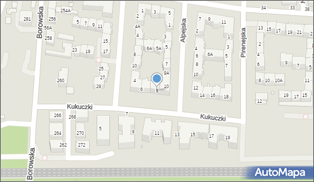 Wrocław, Kukuczki Jerzego, 8, mapa Wrocławia