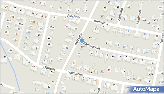 Wrocław, Kutrzeby Tadeusza, gen., 50, mapa Wrocławia