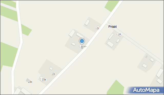Wygoda, Kuszlów, 22, mapa Wygoda