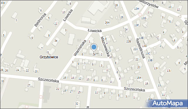 Zabrze, Kurpiowska, 2a, mapa Zabrza