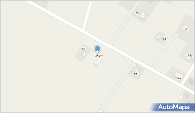 Zarzeczewo, Kulin, 60a, mapa Zarzeczewo
