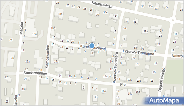 Zgierz, Kuncewiczowej Marii, 3, mapa Zgierz