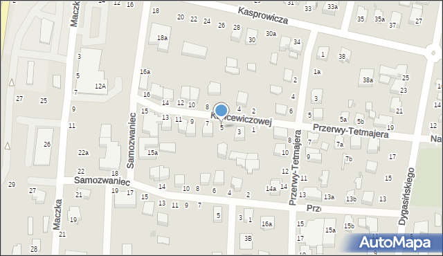 Zgierz, Kuncewiczowej Marii, 5, mapa Zgierz