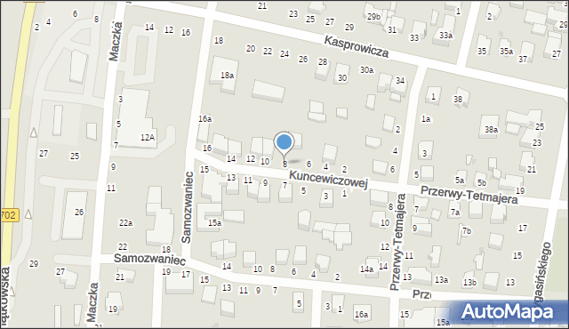 Zgierz, Kuncewiczowej Marii, 8, mapa Zgierz