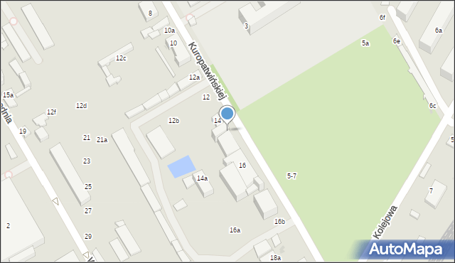 Zgierz, Kuropatwińskiej Stefanii, 14d, mapa Zgierz