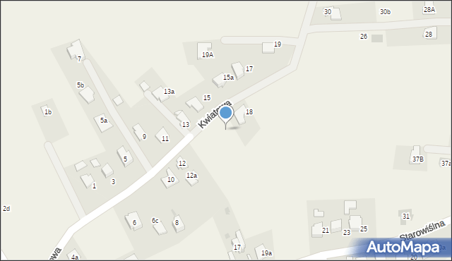 Babice, Kwiatowa, 16, mapa Babice