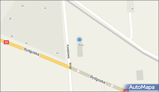 Brody, Kwiatowa, 3, mapa Brody