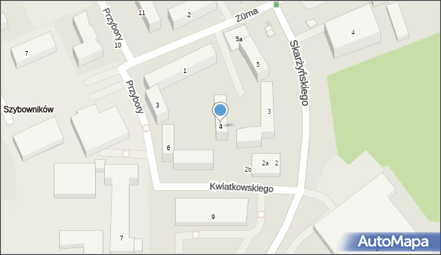 Bydgoszcz, Kwiatkowskiego Eugeniusza, 4, mapa Bydgoszczy