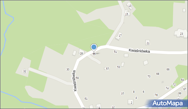 Czchów, Kwaśniówka, 55, mapa Czchów