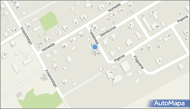 Dobiegniew, Kwiatowa, 4, mapa Dobiegniew