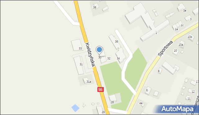Gardeja, Kwidzyńska, 30, mapa Gardeja