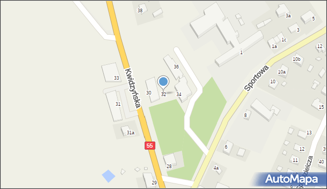 Gardeja, Kwidzyńska, 32, mapa Gardeja