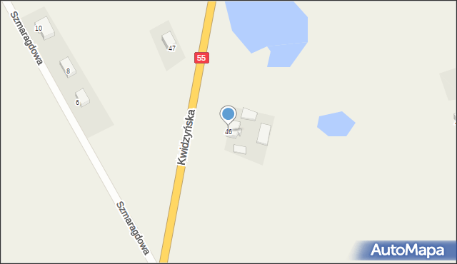 Gardeja, Kwidzyńska, 46, mapa Gardeja