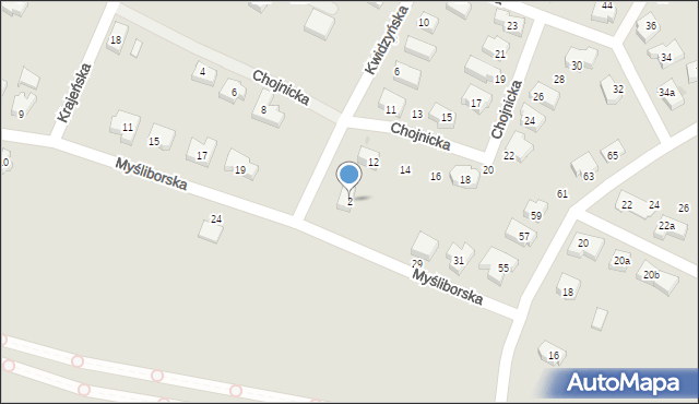 Gdańsk, Kwidzyńska, 2, mapa Gdańska