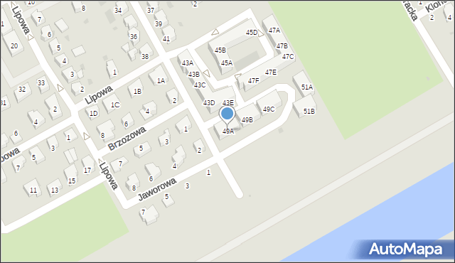 Gorzów Wielkopolski, Kwiatowa, 49A, mapa Gorzów Wielkopolski