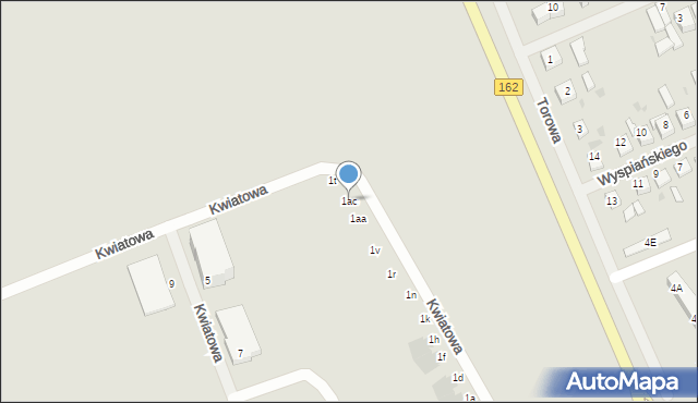 Gościno, Kwiatowa, 1ac, mapa Gościno