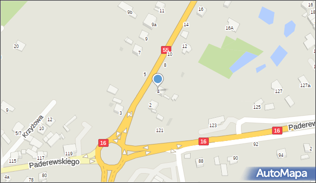 Grudziądz, Kwidzyńska, 4, mapa Grudziądza