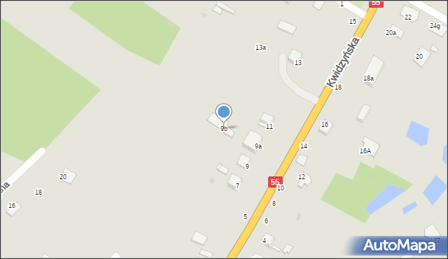 Grudziądz, Kwidzyńska, 9b, mapa Grudziądza