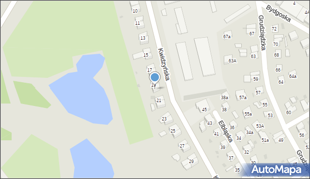 Iława, Kwidzyńska, 20, mapa Iława