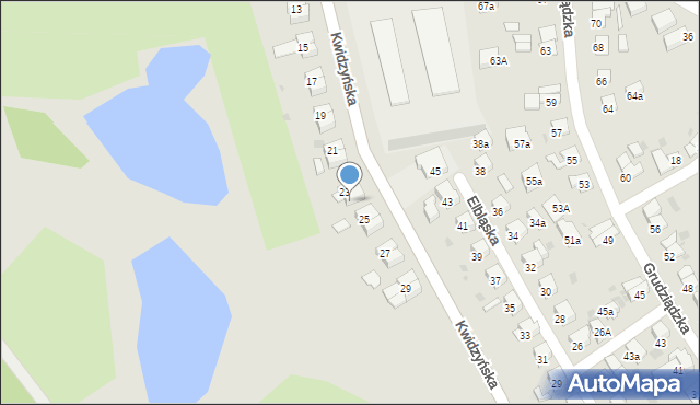 Iława, Kwidzyńska, 24, mapa Iława