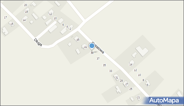 Jaćmierz, Kwiatowa, 39, mapa Jaćmierz