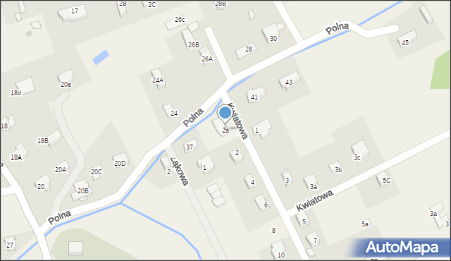 Jeżów Sudecki, Kwiatowa, 2a, mapa Jeżów Sudecki