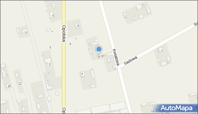 Karczmiska Pierwsze, Kwiatowa, 3, mapa Karczmiska Pierwsze