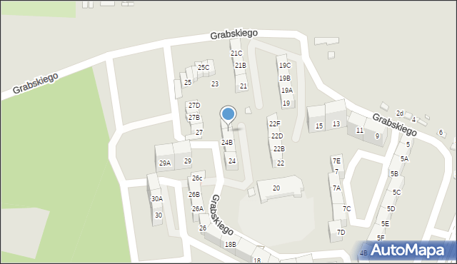 Katowice, Kwiatkowskiego Eugeniusza, 24C, mapa Katowic