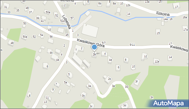 Kazimierz Dolny, Kwaskowa Góra, 2a, mapa Kazimierz Dolny