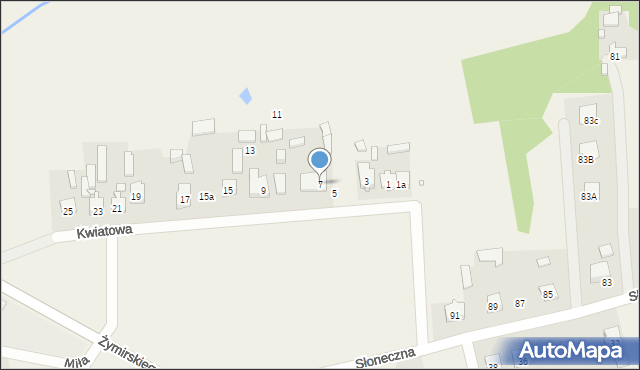 Klembów, Kwiatowa, 7, mapa Klembów