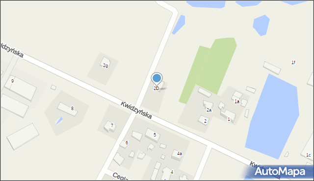 Korzeniewo, Kwidzyńska, 2b, mapa Korzeniewo