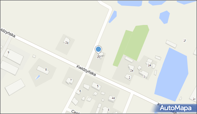 Korzeniewo, Kwidzyńska, 2D, mapa Korzeniewo