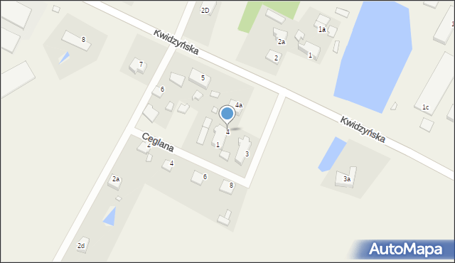 Korzeniewo, Kwidzyńska, 4, mapa Korzeniewo