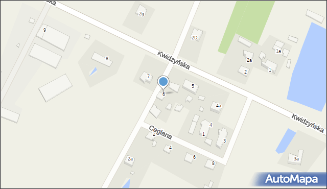 Korzeniewo, Kwidzyńska, 6, mapa Korzeniewo