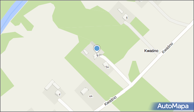 Kwaśno, Kwaśno, 5, mapa Kwaśno