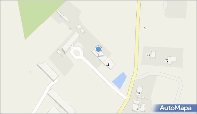 Kwasowo, Kwasowo, 1A, mapa Kwasowo