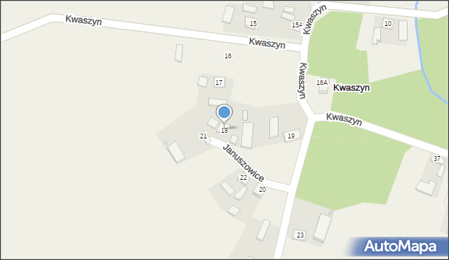 Kwaszyn, Kwaszyn, 18, mapa Kwaszyn