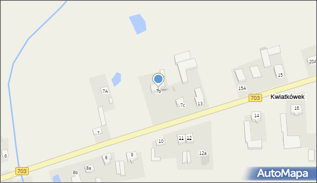 Kwiatkówek, Kwiatkówek, 7b, mapa Kwiatkówek