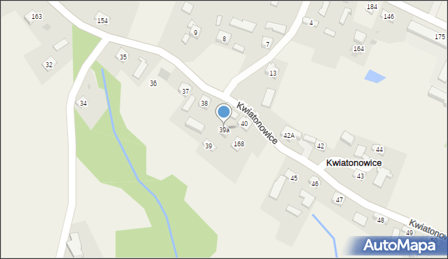 Kwiatonowice, Kwiatonowice, 39a, mapa Kwiatonowice