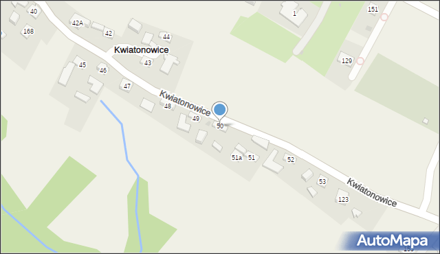 Kwiatonowice, Kwiatonowice, 50, mapa Kwiatonowice