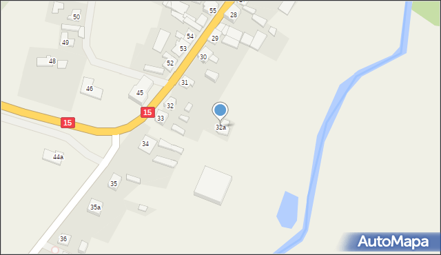 Kwieciszewo, Kwieciszewo, 32a, mapa Kwieciszewo