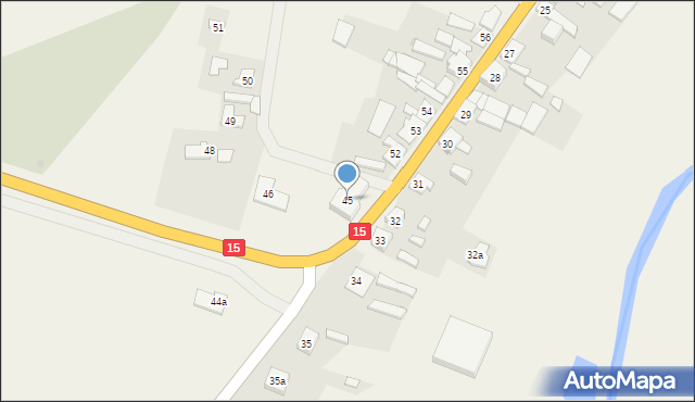 Kwieciszewo, Kwieciszewo, 45, mapa Kwieciszewo