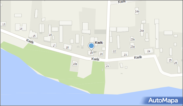 Kwik, Kwik, 19, mapa Kwik